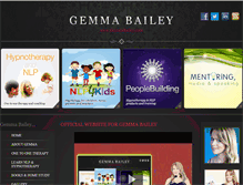 Tablet Screenshot of gemmabailey.co.uk
